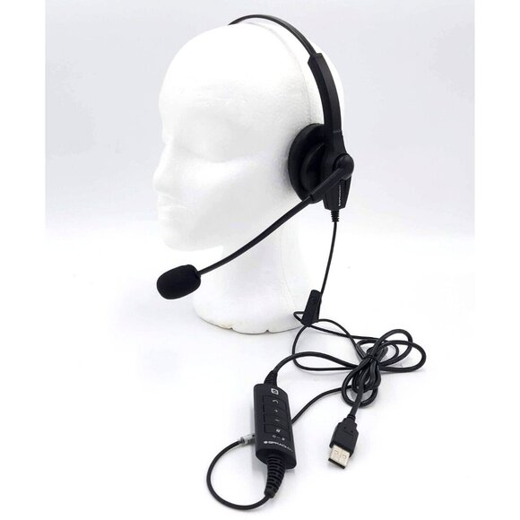 Spracht HS-WD-USB-1 Monaural Headset USB Connectivity Single Side w/Controller - Picture 1 of 6